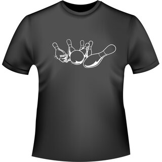 Bowling - Kegeln T-Shirt/Kapuzenpullover (Hoodie)