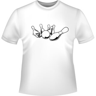 Bowling - Kegeln T-Shirt/Kapuzenpullover (Hoodie)