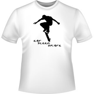 Skateboard: Eat | sleep | skate T-Shirt/Kapuzenpullover (Hoodie)