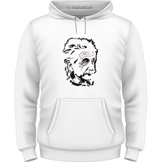 Albert Einstein (V1) T-Shirt/Kapuzenpullover (Hoodie)
