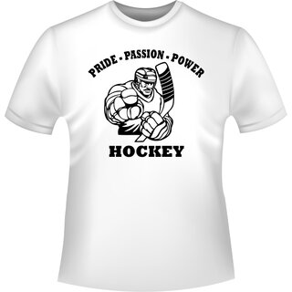PRIDE PASSION POWER | Hockey T-Shirt/Kapuzenpullover (Hoodie)