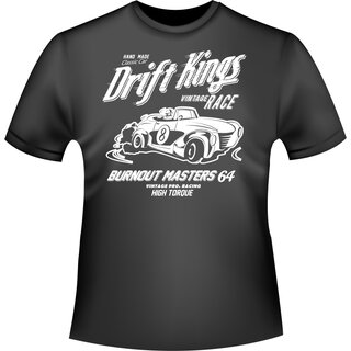 Drift Kings Car Vintage / Retro T-Shirt/Kapuzenpullover (Hoodie)