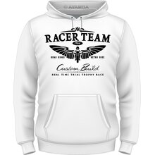 Racer Team Biker Vintage / Retro T-Shirt/Kapuzenpullover...