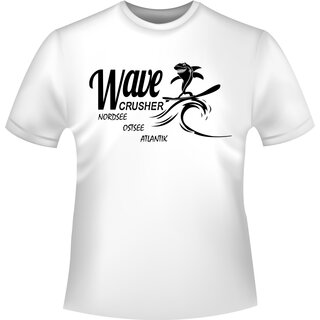 Wave crusher Surfer T-Shirt/Kapuzenpullover (Hoodie)