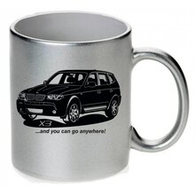 BMW X3 Tasse / Keramikbecher m. Aufdruck