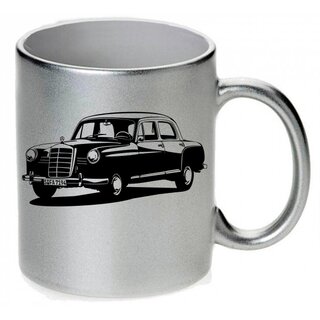 Mercedes 180 190 W120 W121 Ponton  (1953 - 1962) Tasse / Keramikbecher m. Aufdruck