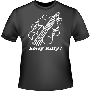 Sorry Kitty - platt gefahren! T-Shirt/Kapuzenpullover (Hoodie)