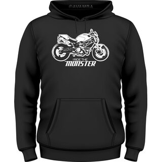 Ducati Monster I Ride the Monster  T-Shirt/Kapuzenpullover (Hoodie)
