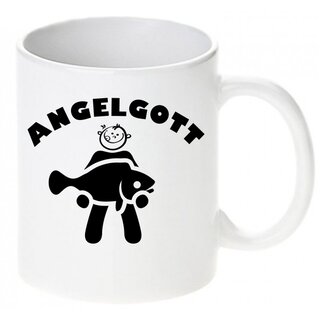 Angelgott Tasse / Keramikbecher m. Aufdruck
