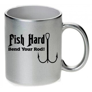 Fish hard Tasse / Keramikbecher m. Aufdruck