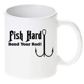 Fish hard Tasse / Keramikbecher m. Aufdruck