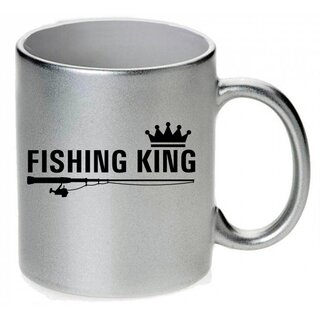Fishing King Tasse / Keramikbecher m. Aufdruck