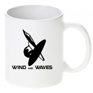 Windsurfing Wind and waves / Keramikbecher m. Aufdruck