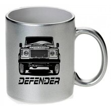 Land Rover Defender Frontview   Tasse / Keramikbecher m....