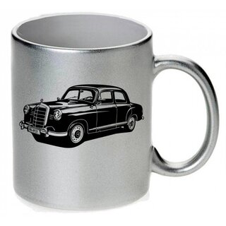 Mercedes Ponton Version 2  (1953 - 1962) Tasse / Keramikbecher m. Aufdruck
