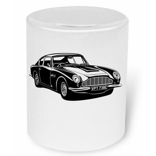 Aston Martin DB 6  (1965 -1970) Moneybox / Spardose mit Aufdruck