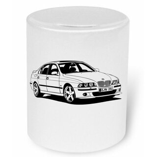 BMW 5er E39 520i 530i 540i M5 (1995-2004) Moneybox / Spardose mit Aufdruck