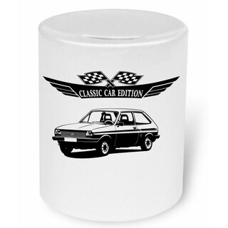 Ford Fiesta (1976-1983)  Moneybox / Spardose mit Aufdruck