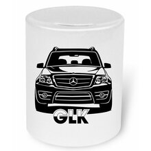 Mercedes GLK  V2 Front -  Moneybox / Spardose mit Aufdruck