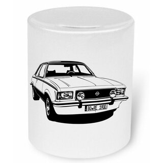 Opel  Rekord D (1971 - 1977)  -  Moneybox / Spardose mit Aufdruck
