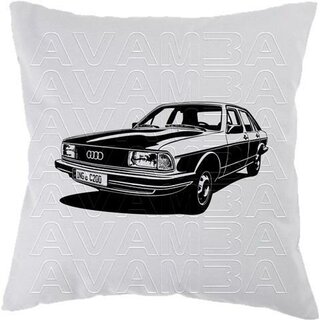 Audi 100 Limousine C2 Typ 43 (1976 - 1982) Car-Art-Kissen / Car-Art-Pillow