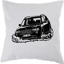 BMW X3 Offroad Car-Art-Kissen / Car-Art-Pillow