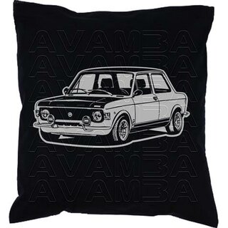 Fiat 128 Rally Car-Art-Kissen / Car-Art-Pillow