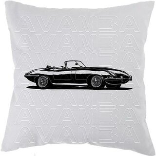 Jaguar E-Type Roadster Car-Art-Kissen / Car-Art-Pillow