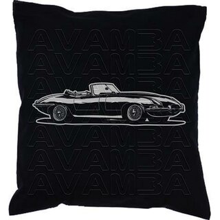 Jaguar E-Type Roadster Car-Art-Kissen / Car-Art-Pillow