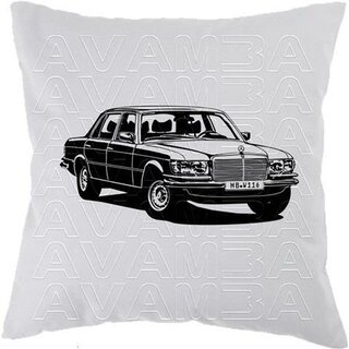 Mercedes W116  S-Klasse  (1972 - 1980)  -Car-Art-Kissen / Car-Art-Pillow