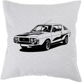 Renault 17  (1971-1979) Car-Art-Kissen / Car-Art-Pillow