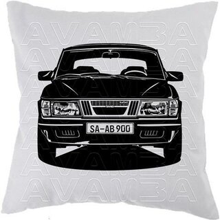 Saab 900 Turbo (1978-1998) - Car-Art-Kissen / Car-Art-Pillow