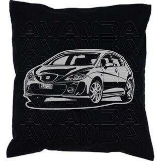 Seat Leon 2 Car-Art-Kissen / Car-Art-Pillow