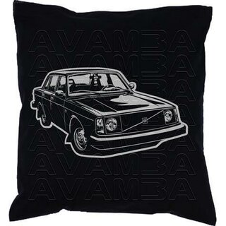 Volvo 240 / 242 / 244/ 245  (1974 - 1993) Car-Art-Kissen / Car-Art-Pillow