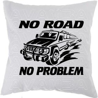 OFFROAD No road - no problem  Car-Art-Kissen / Car-Art-Pillow
