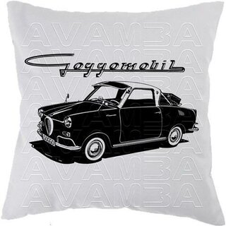 Glas Goggomobil Coupe TS 250 V2 Car-Art-Kissen / Car-Art-Pillow