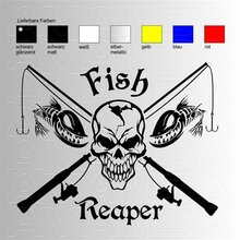 Fish Reaper No. 2  Angelaufkleber / Angelsticker