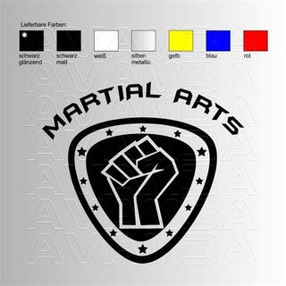 Martial Arts Logo Aufkleber / Sticker
