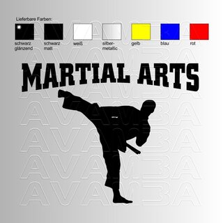 Martial Arts Aufkleber / Sticker