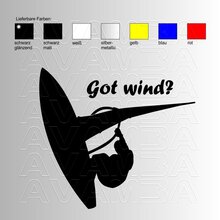 Windsurfing Got wind?  Aufkleber / Sticker
