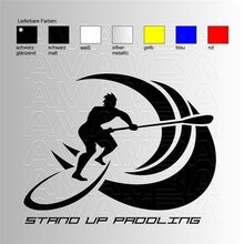 Stand up paddling Aufkleber / Sticker