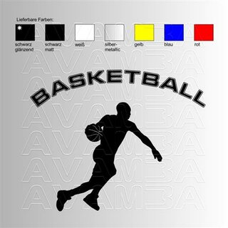 Basketball 2  Aufkleber / Sticker
