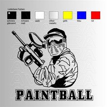 Paintball No 1  Aufkleber / Sticker