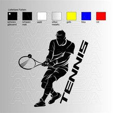Tennis Crack  Sticker / Aufkleber