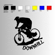 Mountainbike Downhill  Biking / Radfahren Aufkleber /...