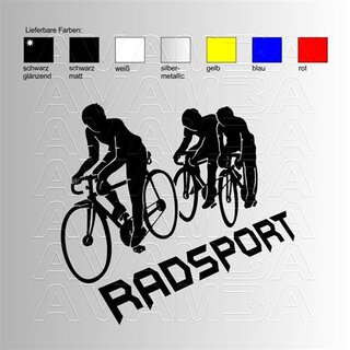 Radrennfahrer Radsport  Biking / Radfahren Aufkleber / Sticker