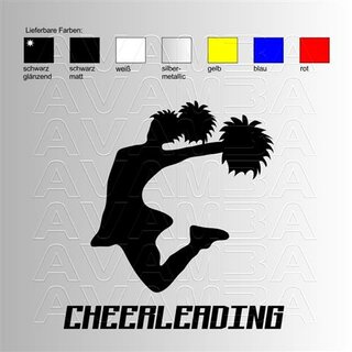 Cheerleading V2  Aufkleber / Sticker