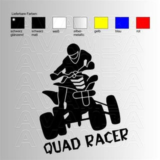 Quad Racer Aufkleber / Sticker