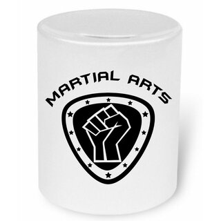 Martial Arts Logo Moneybox / Spardose mit Aufdruck