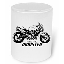 Ducati Ride the Monster Moneybox / Spardose mit Aufdruck